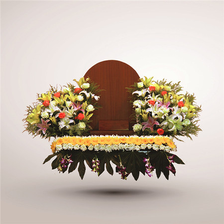 遗像花牌.